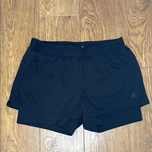 adidas Pants - Adidas Black Athletic Shorts with Compression Liner